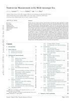 Neutron-star Measurements in the Multi-messenger Era
