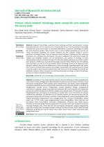 Primary school students' knowledge about animal life cycle material: The survey study