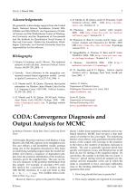 CODA: Convergence Diagnosis and Output Analysis for MCMC