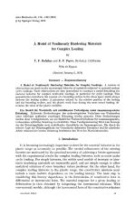 A Model of Nonlinearly Hardening Materials for Complex Loading