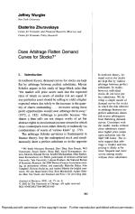 Does Arbitrage Flatten Demand Curves for Stocks?