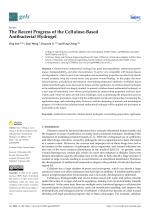 The Recent Progress of the Cellulose-Based Antibacterial Hydrogel