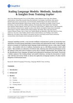 Scaling Language Models: Methods, Analysis & Insights from Training Gopher