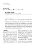 Medication Adherence Measures: An Overview