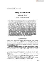 Finding Structure in Time