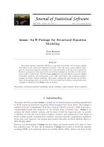 lavaan: An R Package for Structural Equation Modeling