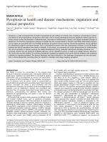Pyroptosis in health and disease: mechanisms, regulation and clinical perspective