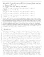 Generalized Drude-Lorentz Model Complying with the Singularity Expansion Method