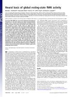 Neural basis of global resting-state fMRI activity