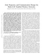 Joint Trajectory and Communication Design for Multi-UAV Enabled Wireless Networks