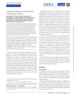 Consistent Detection of 2019 Novel Coronavirus in Saliva