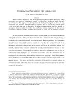 INFORMATION CASCADES IN THE LABORATORY