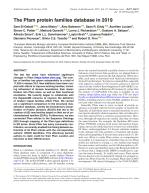 The Pfam protein families database in 2019