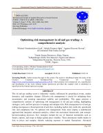 Optimizing risk management in oil and gas trading: A comprehensive analysis
