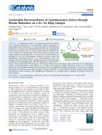 Sustainable Electrosynthesis of Cyclohexanone Oxime through Nitrate Reduction on a Zn–Cu Alloy Catalyst