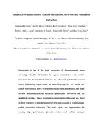 Terahertz Metamaterials for Linear Polarization Conversion and Anomalous Refraction