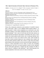 Optical Generation of Excitonic Valley Coherence in Monolayer WSe2