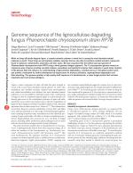 Genome sequence of the lignocellulose degrading fungus Phanerochaete chrysosporium strain RP78