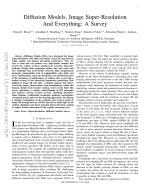 Diffusion Models, Image Super-Resolution And Everything: A Survey