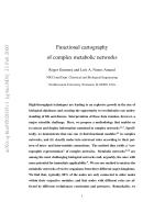 Functional cartography of complex metabolic networks