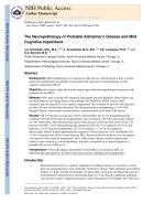 The Neuropathology of Probable Alzheimer's Disease and Mild Cognitive Impairment