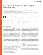 Novel cell death program leads to neutrophil extracellular traps