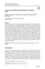 A review of convolutional neural networks in computer vision