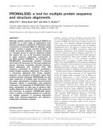 PROMALS3D: a tool for multiple protein sequence and structure alignments