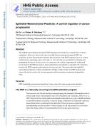 Epithelial-Mesenchymal Plasticity: A central regulator of cancer progression