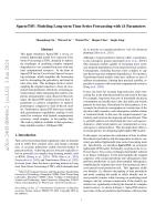SparseTSF: Modeling Long-term Time Series Forecasting with 1k Parameters