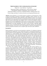 Optical modulators with two-dimensional layered materials