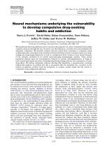 Neural mechanisms underlying the vulnerability to develop compulsive drug-seeking habits and addiction
