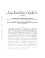 Inductive Cognitive Diagnosis for Fast Student Learning in Web-Based Online Intelligent Education Systems
