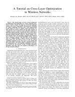 A Tutorial on Cross-Layer Optimization in Wireless Networks