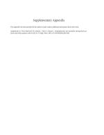 Supplementary Appendix