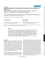 DAVID: Database for Annotation, Visualization, and Integrated Discovery