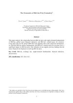 The Economics of BitCoin Price Formation