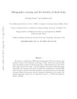 Holographic covering and the fortuity of black holes