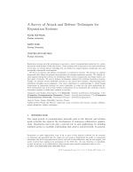 A Survey of Attack and Defense Techniques for Reputation Systems