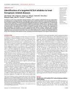 Identification of a targeted ACSL4 inhibitor to treat ferroptosis-related diseases