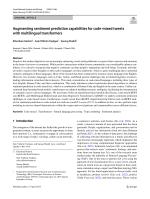 Augmenting sentiment prediction capabilities for code-mixed tweets with multilingual transformers