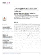 Deep learning empowered breast cancer diagnosis: Advancements in detection and classification