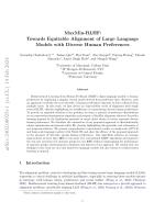 MaxMin-RLHF: Towards Equitable Alignment of Large Language Models with Diverse Human Preferences