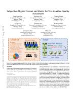 Subjective-Aligned Dataset and Metric for Text-to-Video Quality Assessment