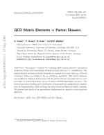 QCD Matrix Elements + Parton Showers