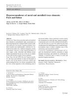Hyperaccumulators of metal and metalloid trace elements: Facts and fiction