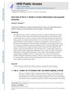 Overview of the IL-1 family in innate inflammation and acquired immunity