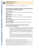 American Gastroenterological Association Technical Review on the Management of Barrett's Esophagus