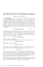 THE EQUIVALENCE OF TWO EXTREMUM PROBLEMS