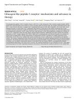 Glucagon-like peptide-1 receptor: mechanisms and advances in therapy